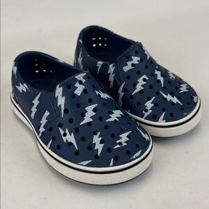 NATIVE Miles Blue Lightning SlipOn Shoes Size C6